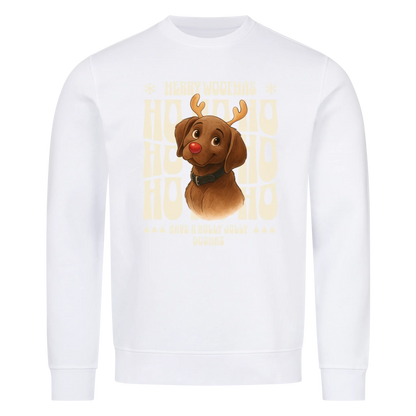 Merry Woofmas Premium Sweater Personalisierung KI