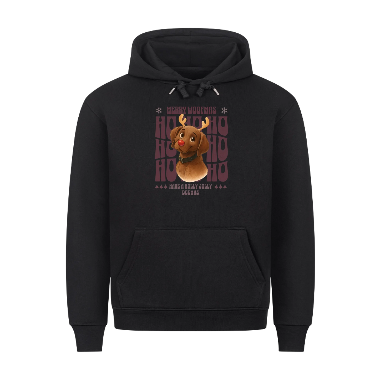 Merry Woofmas Premium Sweater Personalisierung KI