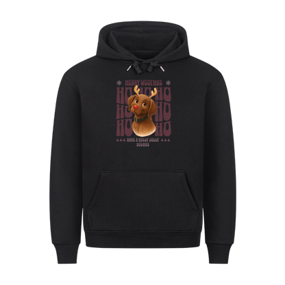 Merry Woofmas Premium Sweater Personalisierung KI