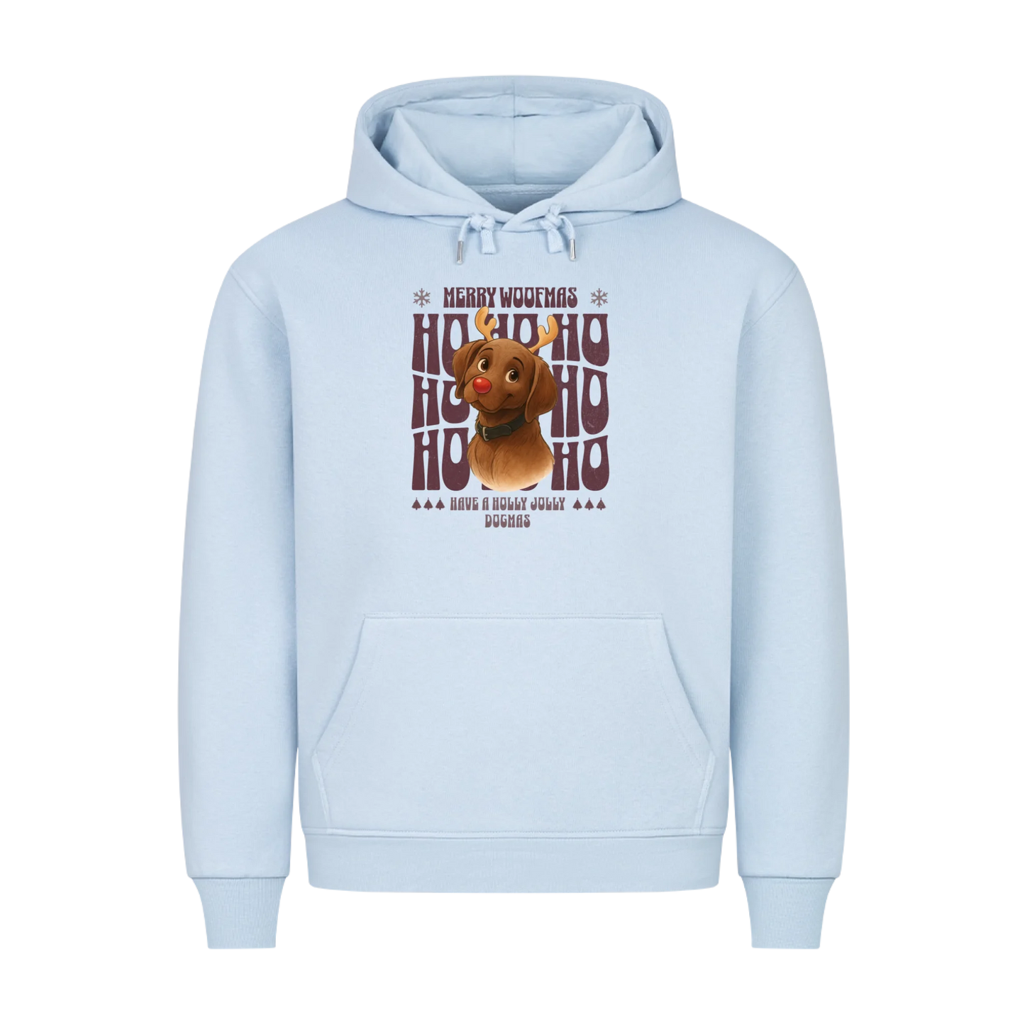 Merry Woofmas Premium Sweater Personalisierung KI