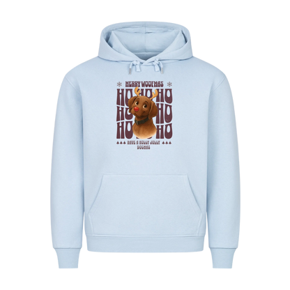 Merry Woofmas Premium Sweater Personalisierung KI