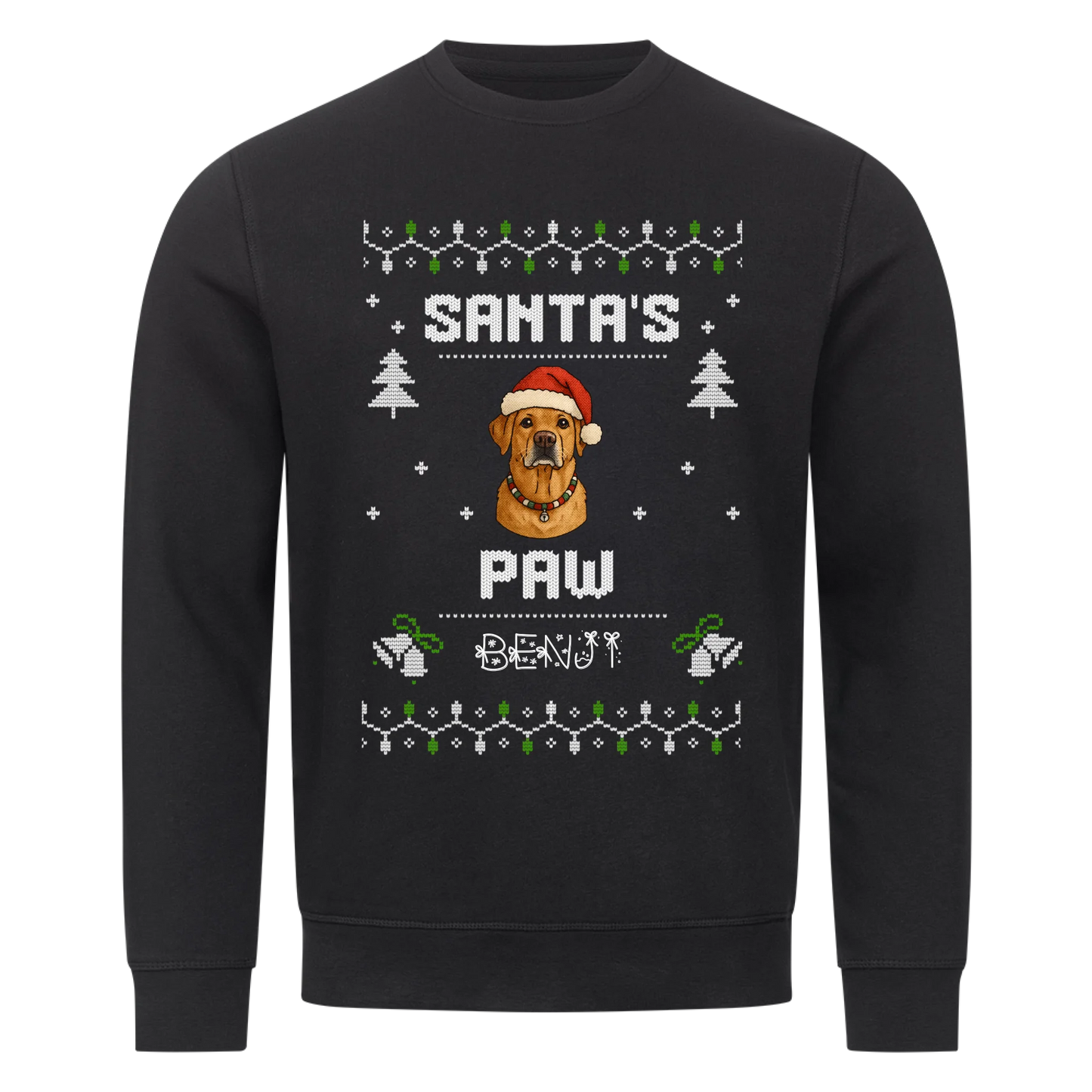 Santa Paws Personalisierung Premium Sweater