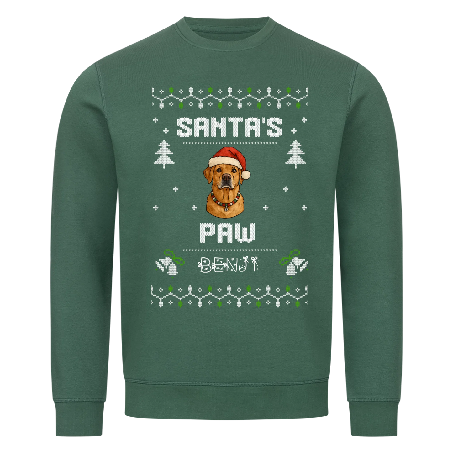Santa Paws Personalisierung Premium Sweater