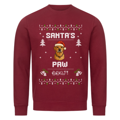 Santa Paws Personalisierung Premium Sweater