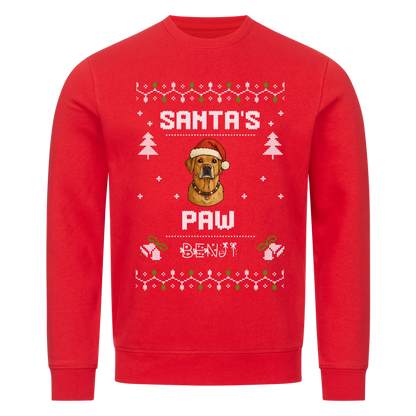 Santa Paws Personalisierung Premium Sweater