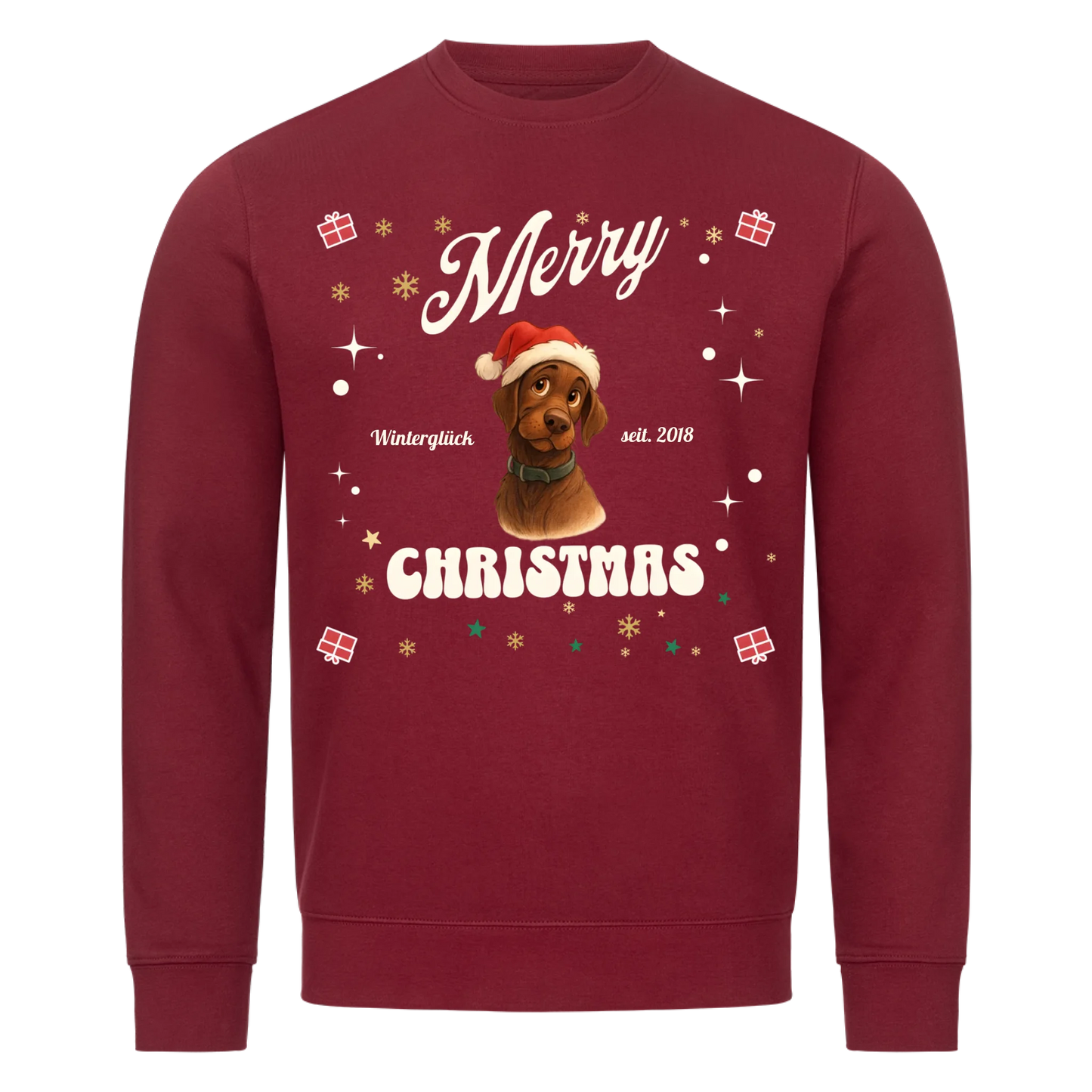 Merry Christmas Sweater  Personalisierung KI