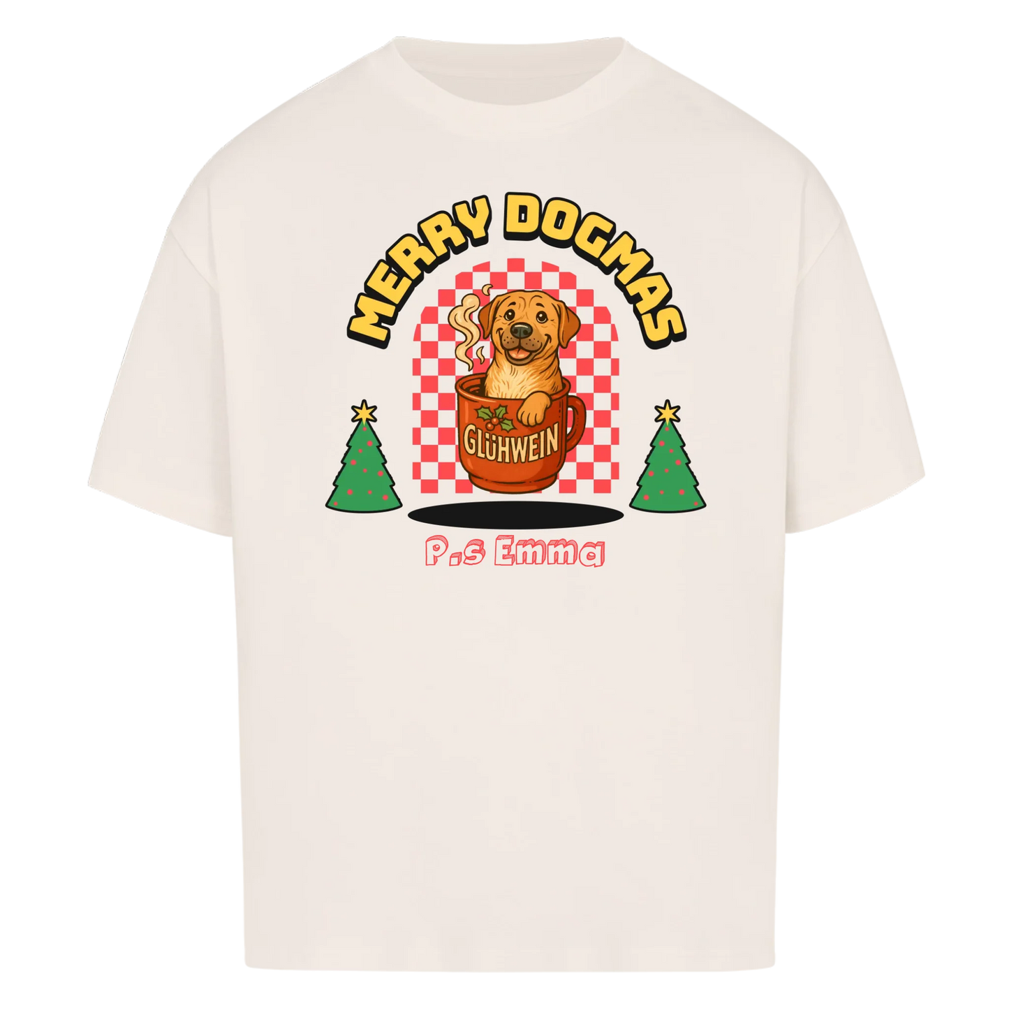 Merry Dogmas Personalisierungs T- Shirt Ki